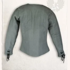 Mytholon 15de Eeuwse Gambeson Aulber, Olijfgroen Canvas 8 Mytholon 15de Eeuwse Gambeson Aulber, Olijfgroen Canvas -Viking zwaarden Winkel 15de eeuwse gambeson aulber olijfgroen canvas 3