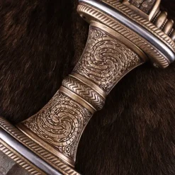 Deepeeka Angelsaksisch Zwaard Fetter Lane, Damaststaal 10 Deepeeka Angelsaksisch Zwaard Fetter Lane, Damaststaal -Viking zwaarden Winkel angelsaksisch zwaard fetter lane damaststaal 4