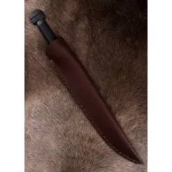 Deepeeka Donkere Vikingsax Met Staaldraad Grip -Viking zwaarden Winkel donkere vikingsax met staaldraad grip 3