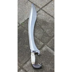 Falcata Met Leeuwenkop 5 Falcata Met Leeuwenkop -Viking zwaarden Winkel falcata met leeuwenkop 2