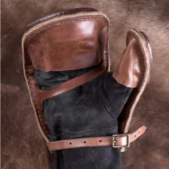 Ulfberth Full Contact Leren Handbescherming Rechts -Viking zwaarden Winkel full contact leren handbescherming rechts 2