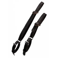 LARP Zwaardfrog Mount II, Zwart Leer