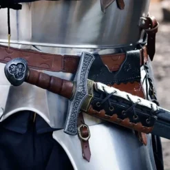 Epic Armoury LARP Zwaardhouder Imperial, Zwart-bruin 8 Epic Armoury LARP Zwaardhouder Imperial, Zwart-bruin -Viking zwaarden Winkel larp zwaardhouder imperial zwart bruin 3