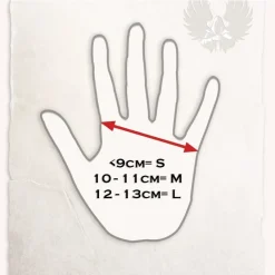 Mytholon Leren Handschoenen Hartwig Bruin -Viking zwaarden Winkel leren handschoenen hartwig bruin 5