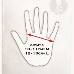 Mytholon Leren Handschoenen Hartwig Zwart -Viking zwaarden Winkel leren handschoenen hartwig zwart 2