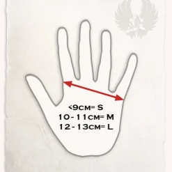 Mytholon Leren Handschoenen Kandor Lichtbruin -Viking zwaarden Winkel leren handschoenen kandor lichtbruin 5