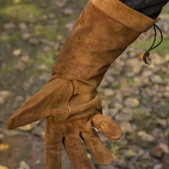 Epic Armoury Leren Vechthandschoenen Suede, Bruin