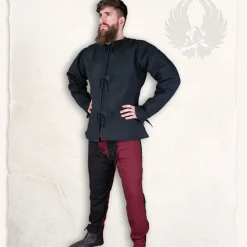 Mytholon Linnen Gambeson Aulber Zwart
