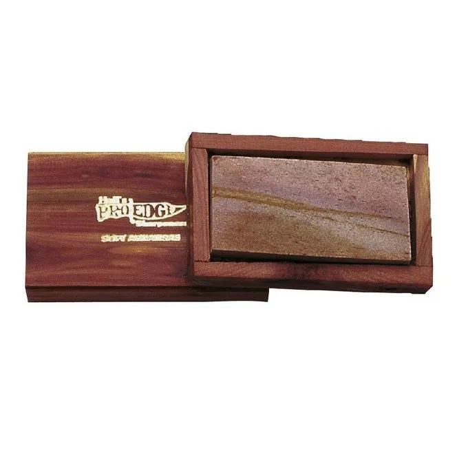 Originele Arkansas Slijpsteen Met Houten Doos 1 Originele Arkansas Slijpsteen Met Houten Doos