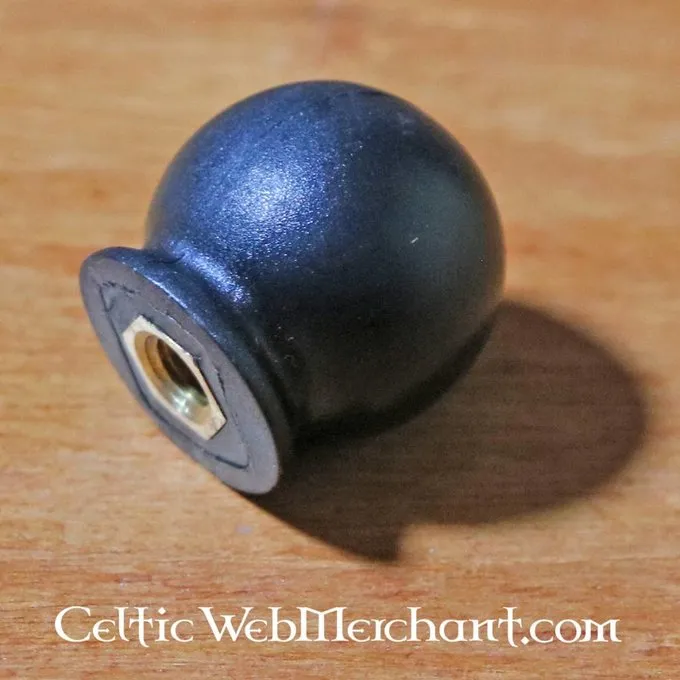 Red Dragon Pommel For Mand Hilted Trainingszwaard Zwart 3 Red Dragon Pommel For Mand Hilted Trainingszwaard Zwart - Afbeelding 3