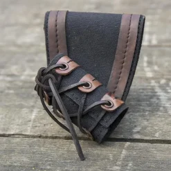 Epic Armoury RFB LARP Dolk-zwaardhouder, Zwart-bruin