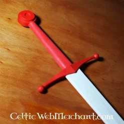 Red Dragon Ronde Pommel Voor Trainingszwaard Rood 7 Red Dragon Ronde Pommel Voor Trainingszwaard Rood -Viking zwaarden Winkel ronde pommel voor trainingszwaard rood 3