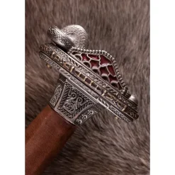 Deepeeka Vendelzwaard Uppsala 7de-8ste Eeuw, Vertind Gevest, Damast -Viking zwaarden Winkel vendelzwaard uppsala 7de 8ste eeuw vertind gevest 11