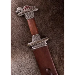 Deepeeka Vendelzwaard Uppsala 7de-8ste Eeuw, Vertind Gevest, Damast -Viking zwaarden Winkel vendelzwaard uppsala 7de 8ste eeuw vertind gevest 9