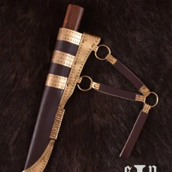 SPQR Vikingmes Kattegat, Damascusstaal -Viking zwaarden Winkel vikingmes kattegat damascusstaal 3