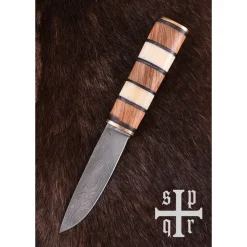 SPQR Vikingmes Visby, Damascusstaal -Viking zwaarden Winkel vikingmes visby damascusstaal 2