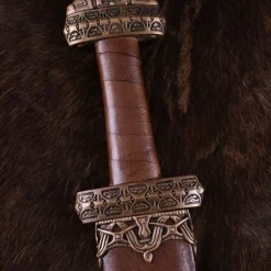 Deepeeka Vikingzwaard Eiland Eigg, Leren Grip, Getemperd -Viking zwaarden Winkel vikingzwaard eiland eigg leren grip getemperd 3