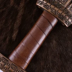 Deepeeka Vikingzwaard Eiland Eigg, Leren Grip, Getemperd -Viking zwaarden Winkel vikingzwaard eiland eigg leren grip getemperd 4